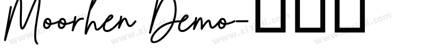 Moorhen Demo字体转换